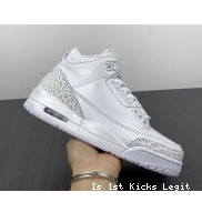429487-111 'Triple Jordan PS White' Air Retro 3 0808